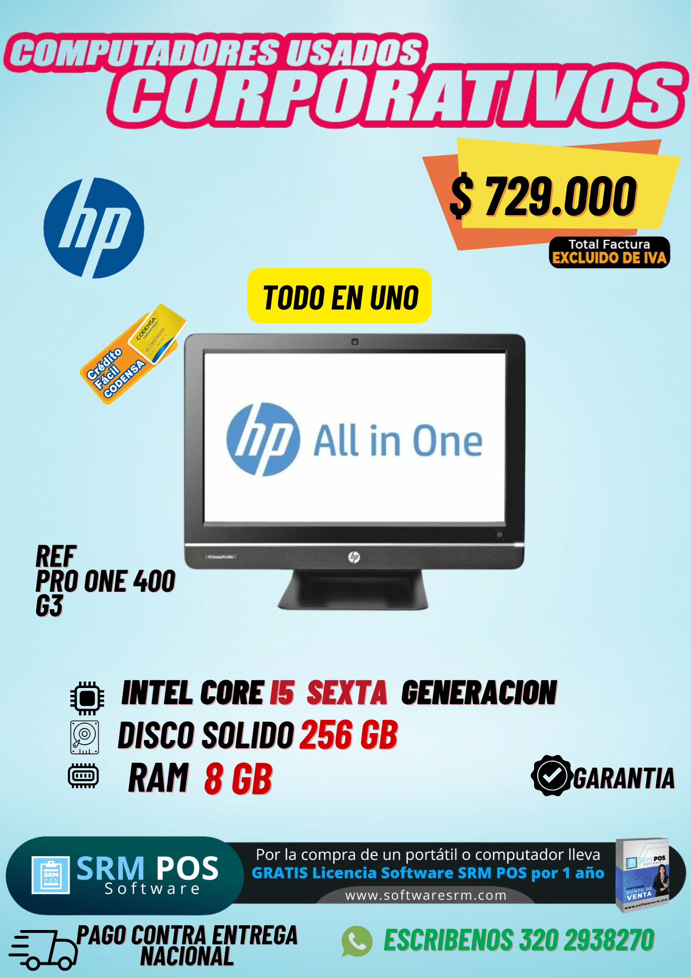 Todo en uno Pro One 400 G3